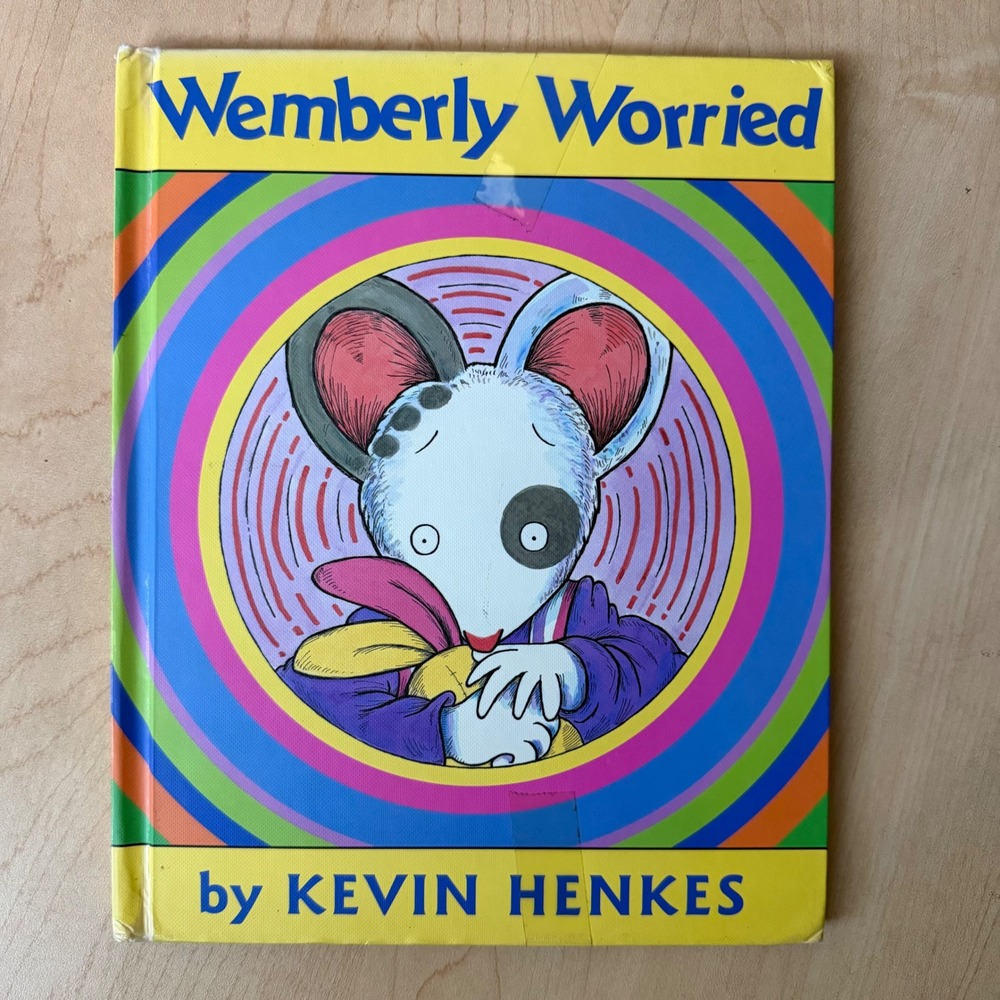 Wemberly Worried by Kevin Henkes Hardcover Acceptance Anxiety Overcome Fears